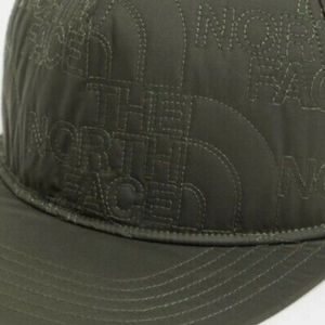 The North Face cap quilted In Khaki Green One Size